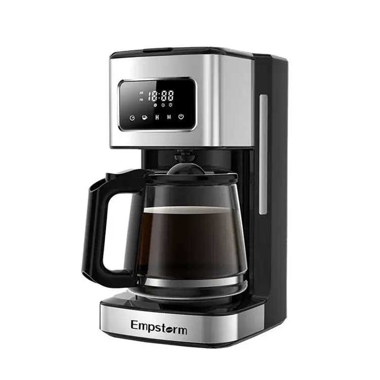 Vintage Single Cup Electric Coffee Maker Programmable for Home Car Vertical Detachable Funnel for Small Kitchen Hotel Kitchen
