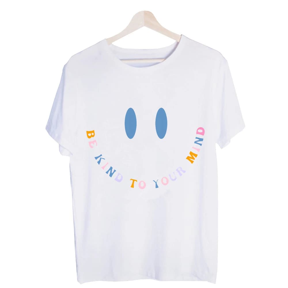 Men's Smiley Face Slogan Print Graphic Tee, Short Sleeve Crew Neck T-Shirt for Casual Daily Wear and Summer Outfits