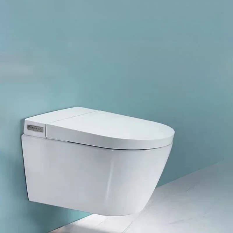 Wall-mounted toilet, intelligent integrated suspension embedded in wall row wall-mounted toilet, household suspended toilet