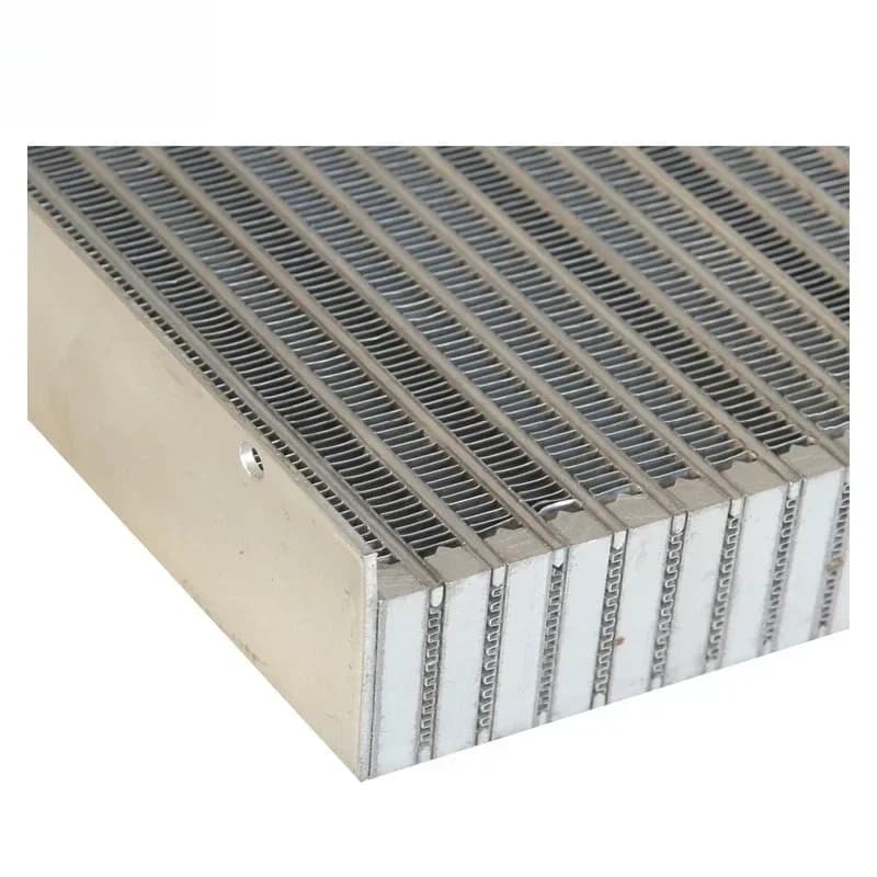 High performance aluminum automotive radiator core
