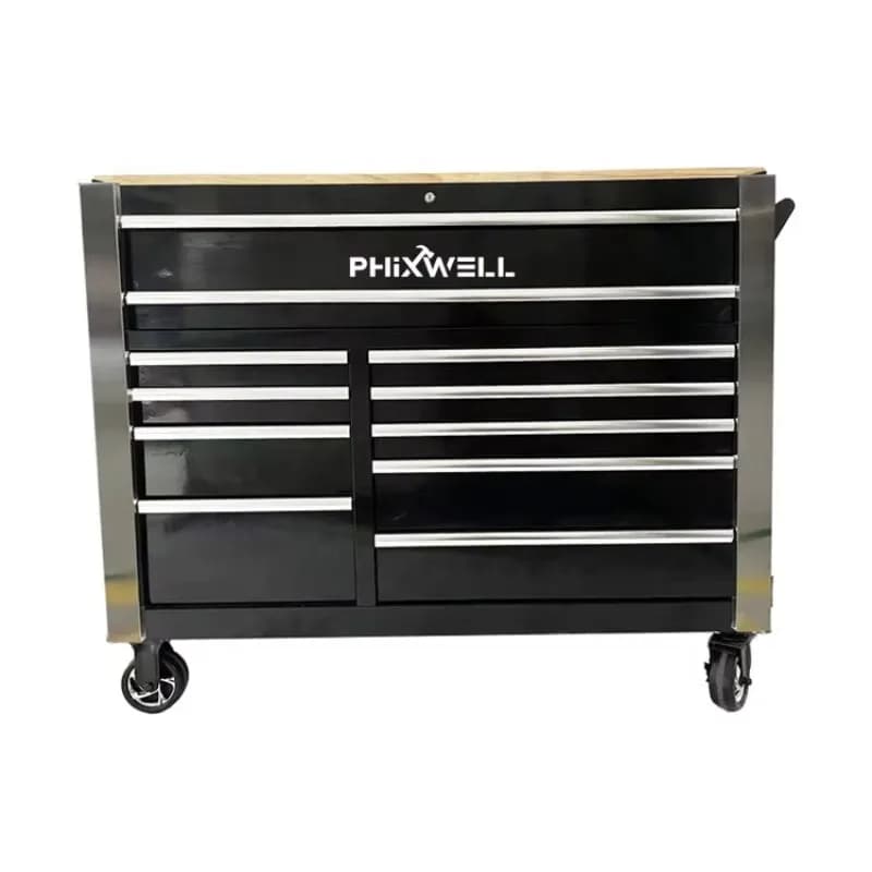 11 Drawers Jumbo Tool Cabinet With Hand Tools Car Repairing Tool Set