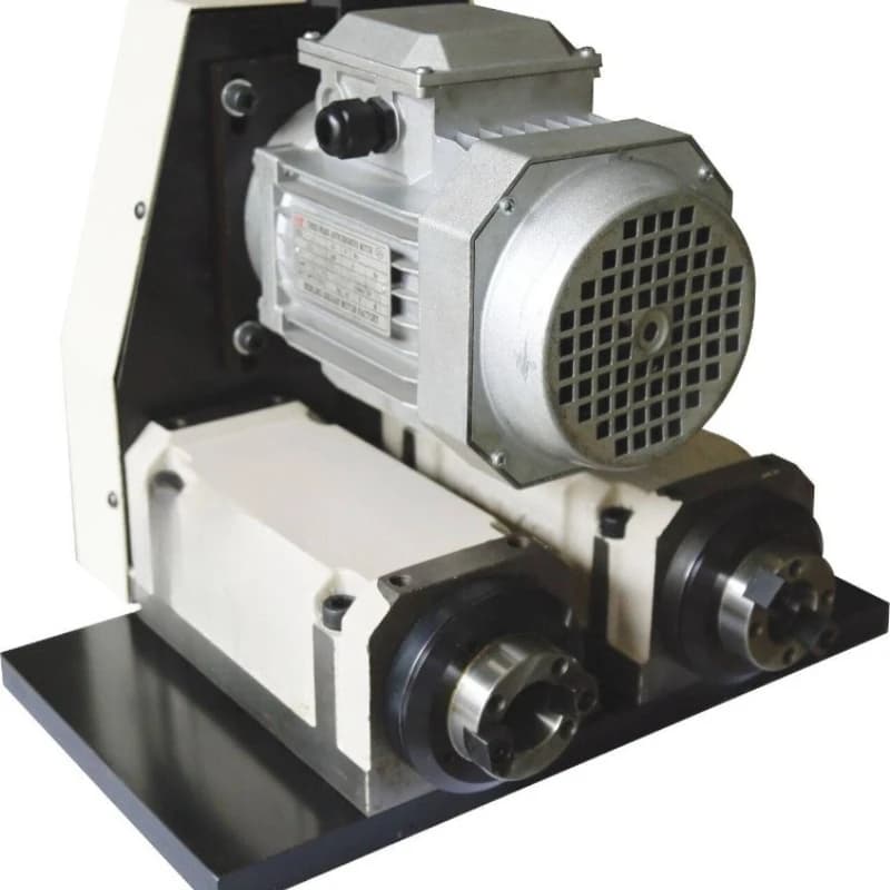 Multi-axis milling drilling and boring power head, single motor with multiple axes