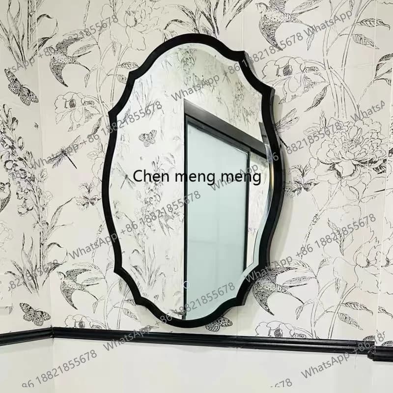 Mid century vintage Bathroom mirror elegant luxury Modern Minimalism wall mirrors Luxury Design espejo para baño Smart furniture