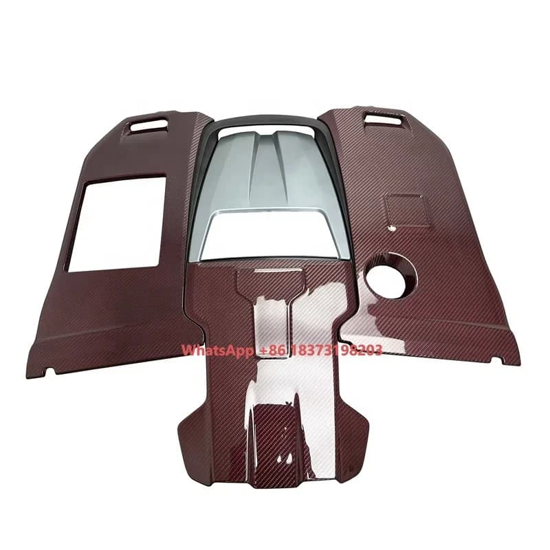 Upgrade Rocket 900 Dry Carbon Fiber Engine Bay Cover for Benz G-Class G Wagon W464 G63 G500 2019-2024