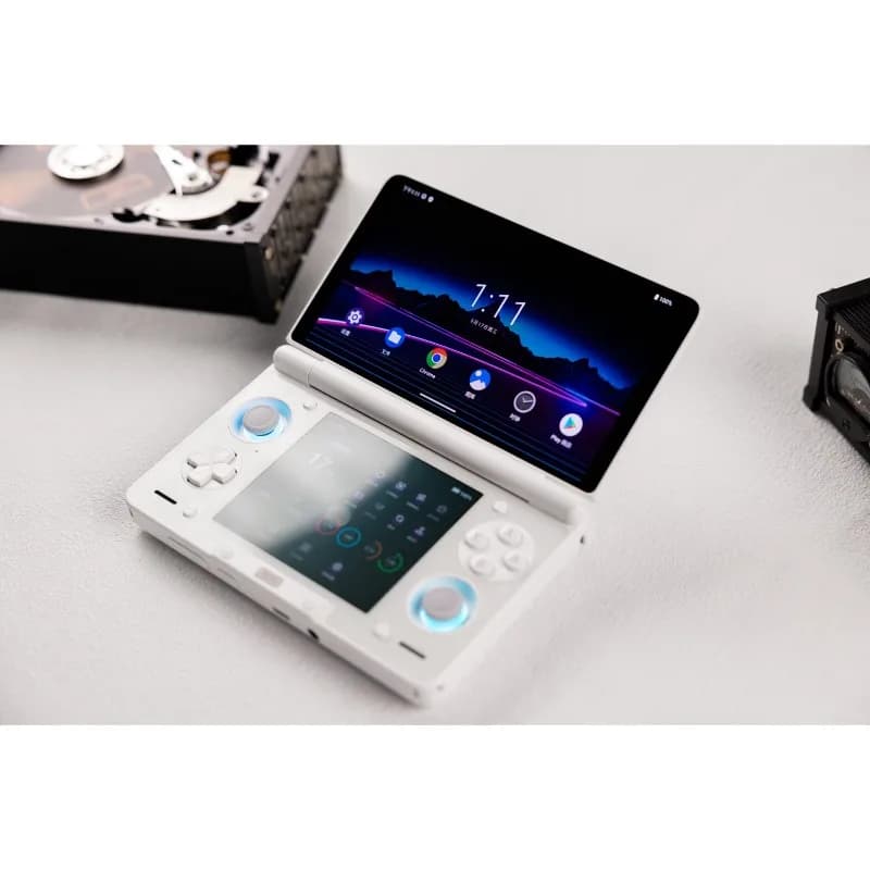 Palm machine translation cover dual screen Android system game console, Raytheon pre-installed Tianma G front end