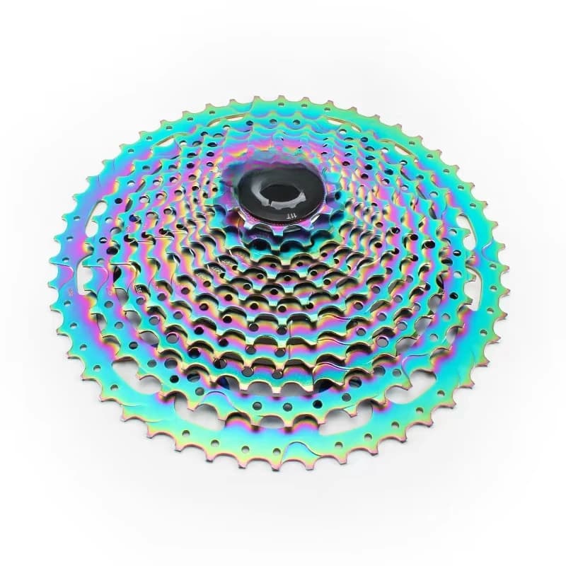Colorful mountain bike flywheel 11/12 speed 11-50T rainbow mountain bike flywheel ultra-light silent bestseller