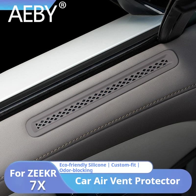 AEBY For ZEEKR 7X 2024 2025 Air Vent Cover Car Side Door Deflector Grille Air Conditioning Outlet Protector Interior Accessories
