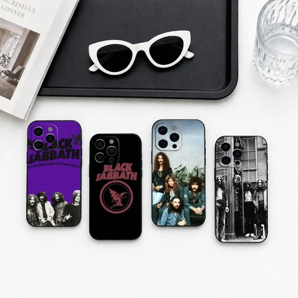 Metal band Black Sabbath-h Phone Case Silicone Soft For IPhone 17 16 15 14 13 12 11 X XR Plus Pro Max Plus