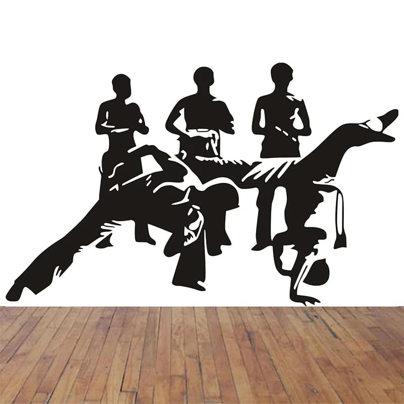 VINYL WALL STICKER MURAL Wall ART Home DECAL CAPOEIRA SPORT MARTIAL ART WALL PAPER 3 Sizes