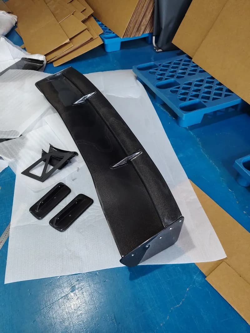 For Mitsubishi evo 7/8/9 sedan Carbon Fiber Rear Trunk GT Spoiler Wing Diffuser car Bodykits