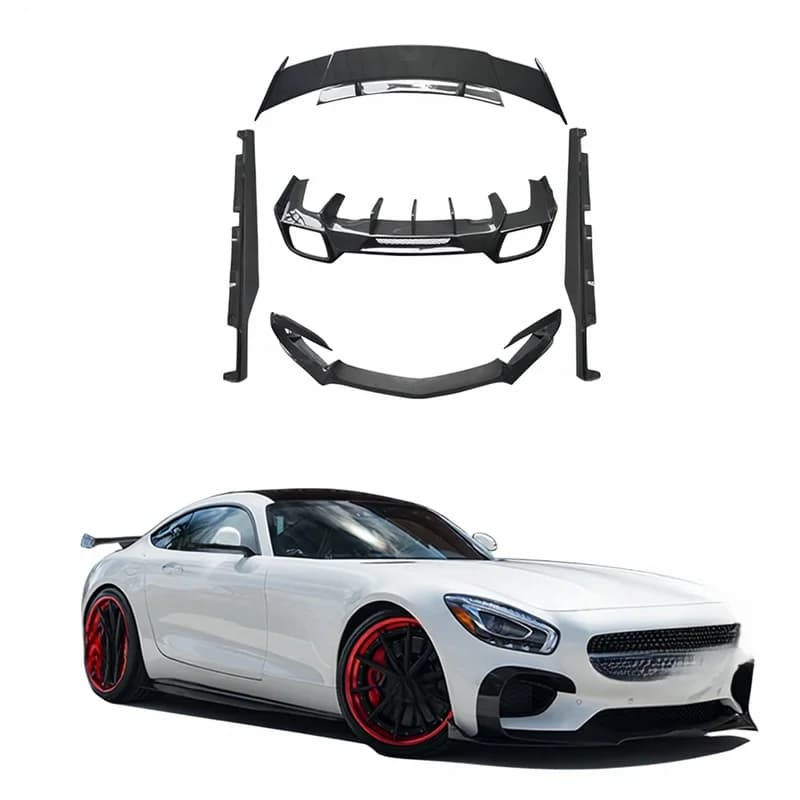 High Quality Carbon Fiber Conversion Kit For GT GTC GTS 2015-2019 R Style Exterior Restyling Upgrade Accessories