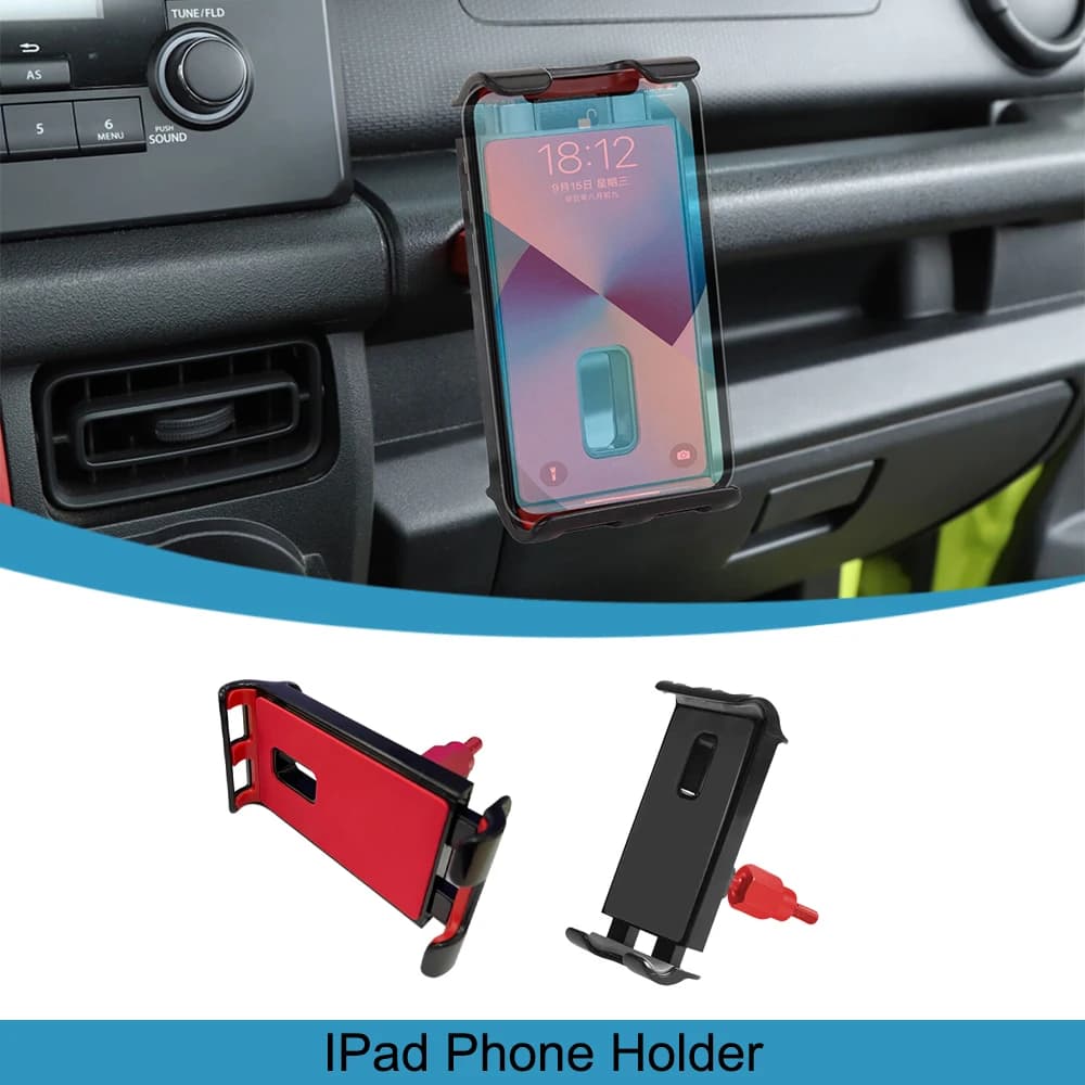 for Suzuki Jimny JB64 JB74 2019-2026 Phone Holder IPad Tablet Stand Multi-Functional GPS Mount Bracket Car Interior Accessories