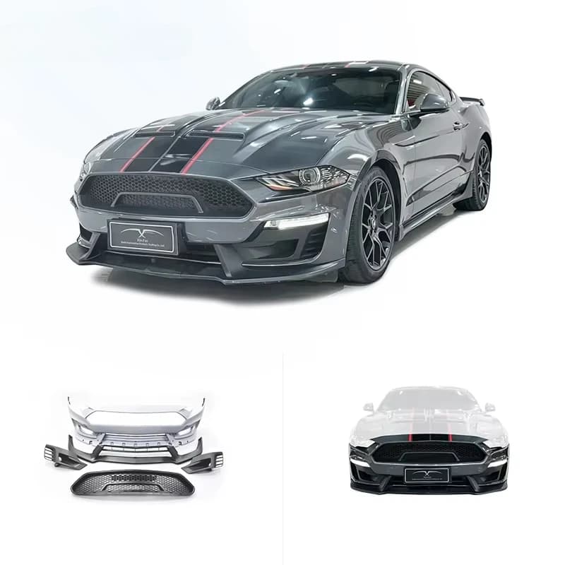 High Quality Front Bumper for 2018-2021 Ford Mustang SBY Style Body Kit Car Bumpers Decorative Accessories