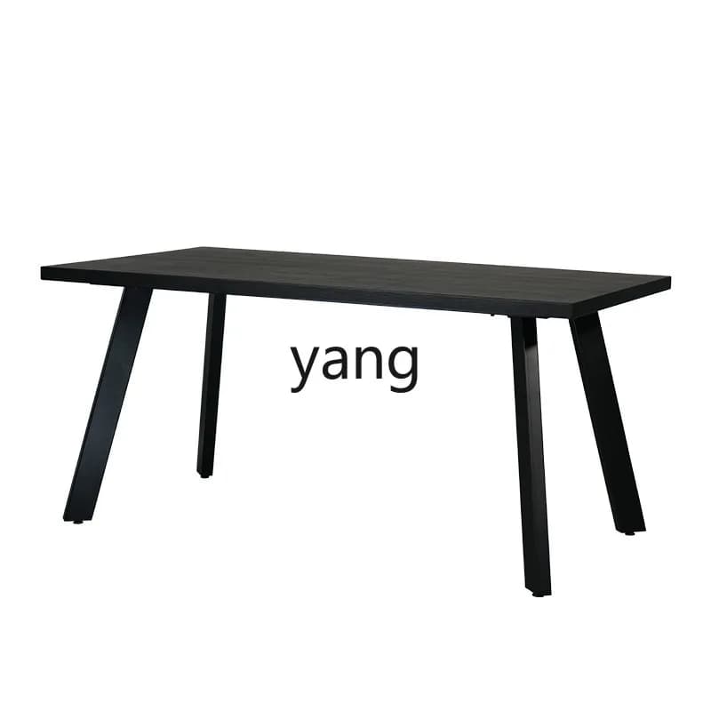 LMM solid wood dining table, household rectangular table eating table restaurant Nordic light luxury simple