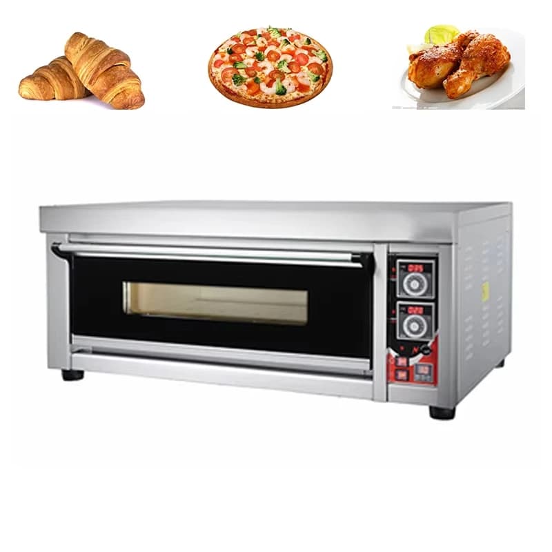 Multifunction Double Gas/Electric Deck Baking Oven Single Tray with Other Snack Machines for Bakery Use