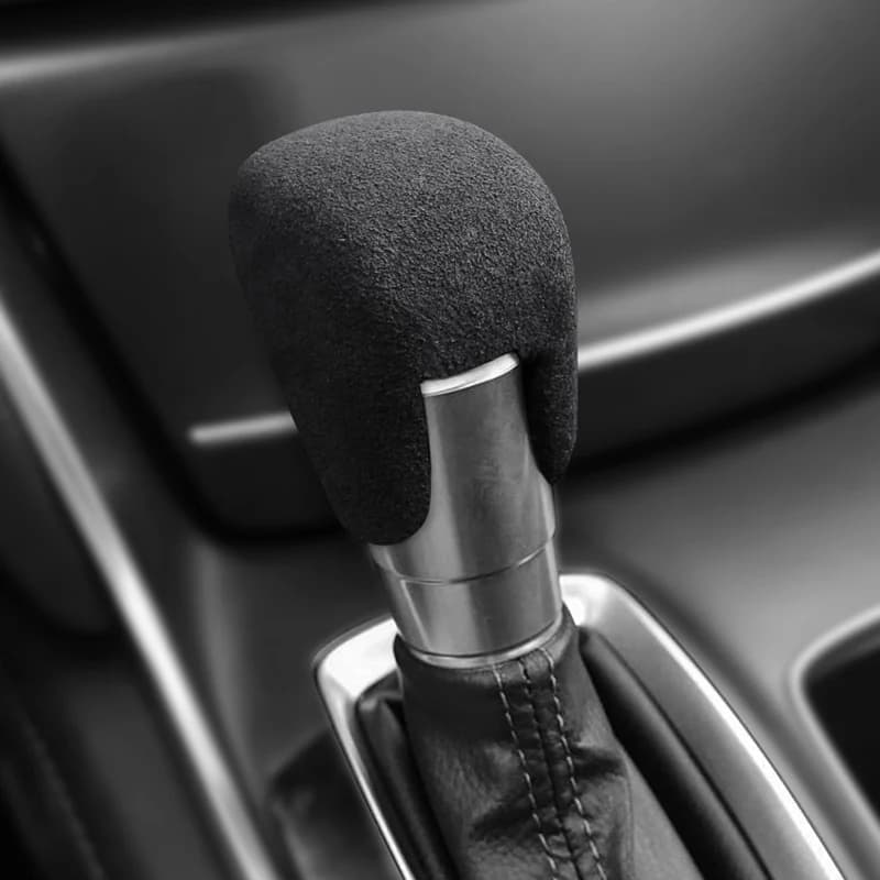 Suede Leather Tools Covering Gear Shift Knob Cover Interior Trim For Honda Accord Inspire Car Accessories Auto