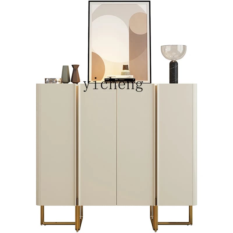 GZ  minimalist entrance shoe cabinet entry door partition cabinet light luxury double-sided decorative side cabinet