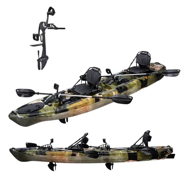 Cheap Plastic 2 Person No Inflatable Relaxation Kayaks Fishing Boat Canoe