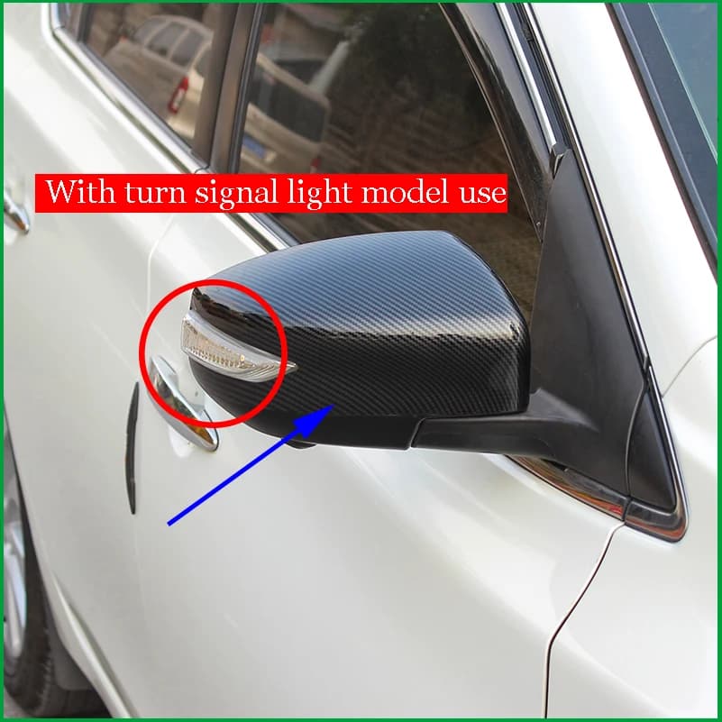 For NISSAN ALTIMA L33 2013-2015 Door Side Wing Rearview Mirror Cover Cap Replace Original Style Car Accessories