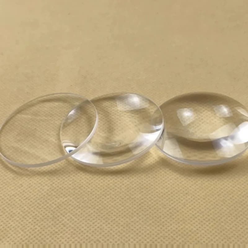 50.5mm Optical Glass Focal Length 50/100/300 Double Convex Lens Optics Element Condensing Lenses Biconvex Lens Projector Camera