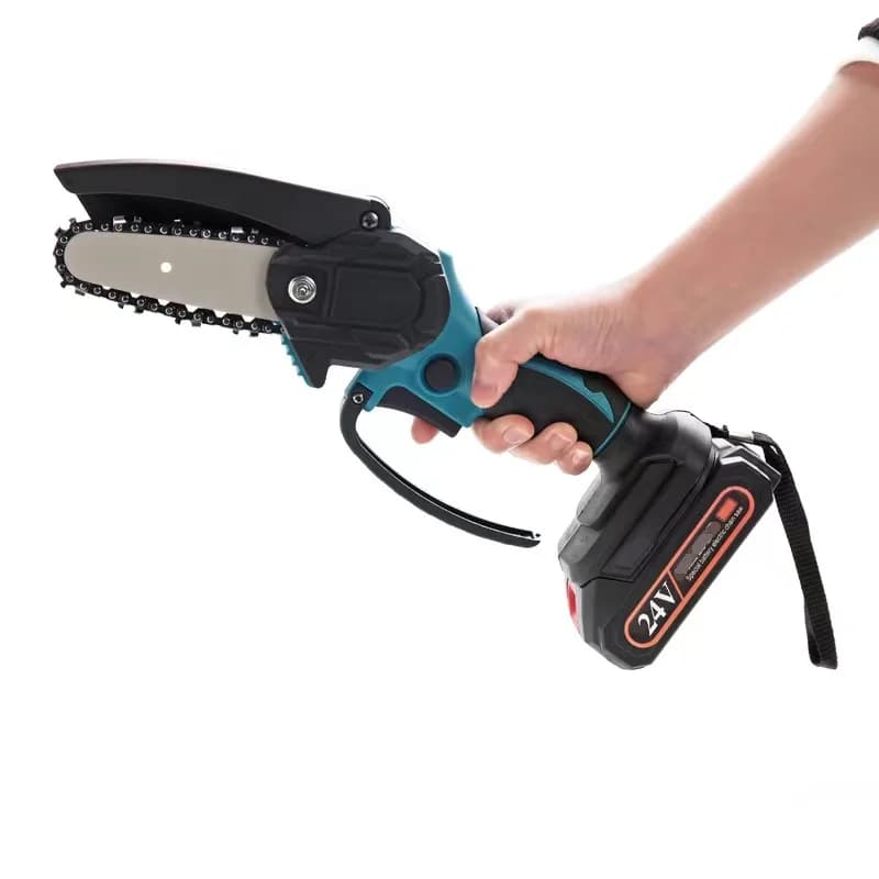 24V 550W Garden Pruning Tools Pro Electric Power Wood Cutting Machine Cordless Chainsaw Li-ion Battery for DIY Industrial Use