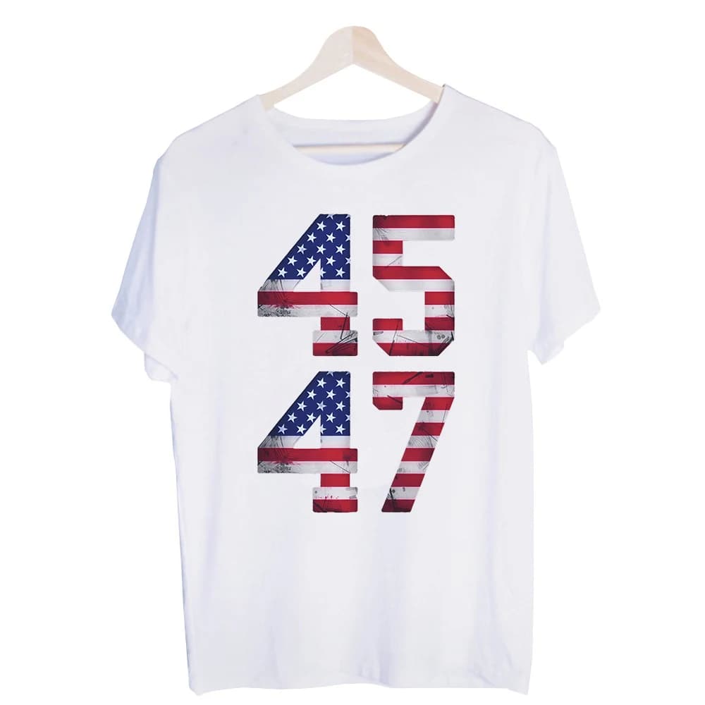 Men's American Flag Number Graphic Tee, Short Sleeve Crew Neck T-Shirt for Casual Daily Wear and Patriotic Outfits