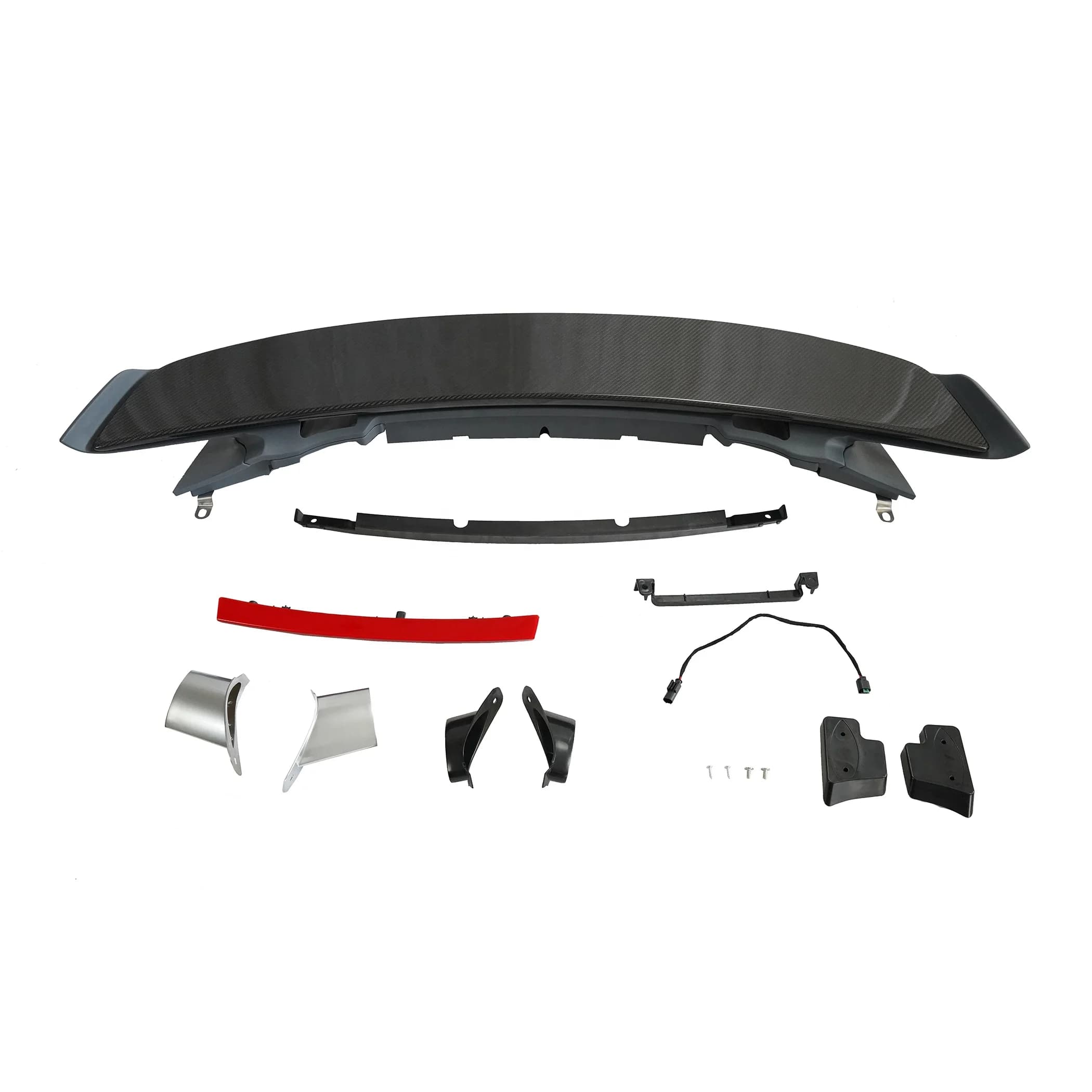 Z-ART 991 PP+Dry Carbon Fiber Turbo S Rear Wing for 991 991.1 Prepreg Carbon Fiber Tail Wing for 911 2012-2015