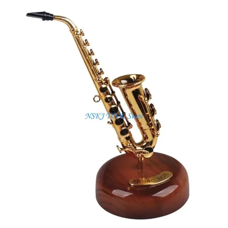 L8RC Violin Music Box Mechanism Wind Up Musical Box Table Ornament Home Decorations