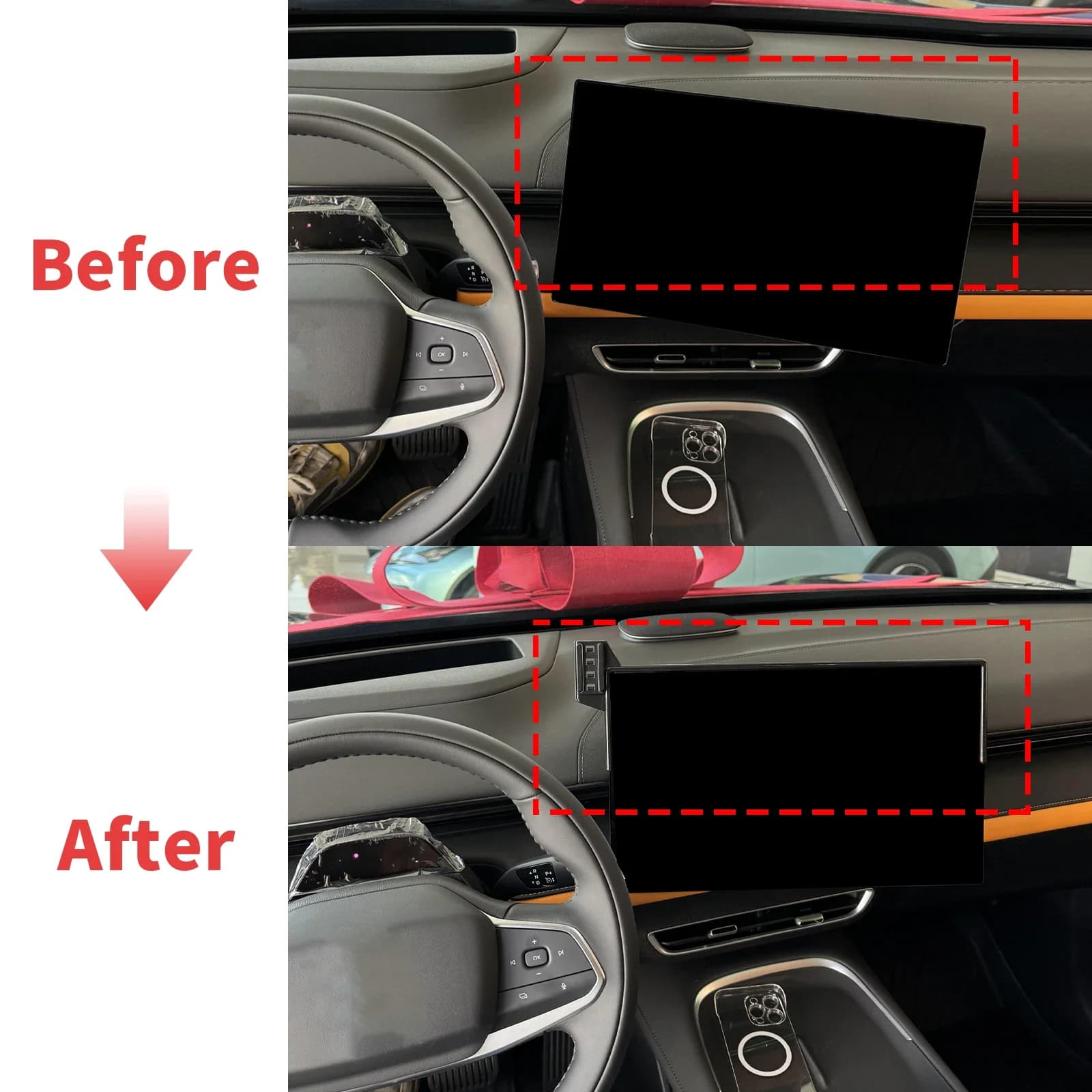for Deepal L07 2024 2025 2026 2027 15.6inch LHD Vehicle-Specific Phone Holder Mount Car GPS Stand Easy Fix Auto Accessories