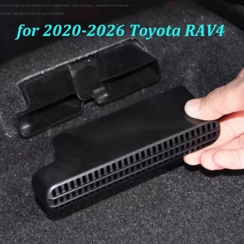 Car Under Seat Air Vent Cover for 2020-2026 Toyota RAV4 Anti-block AC Outlet Protector Original Mold Interior Accessories