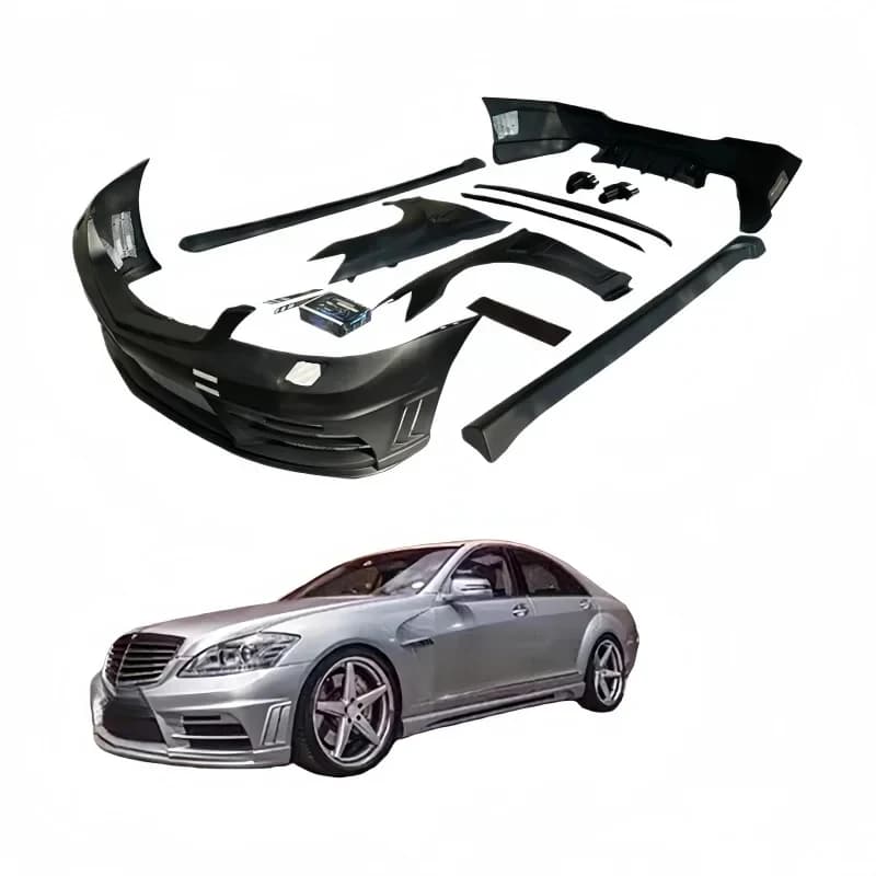 Prime Wide Body Kit Full Set 2006-2010 W221 Sedan Modification
