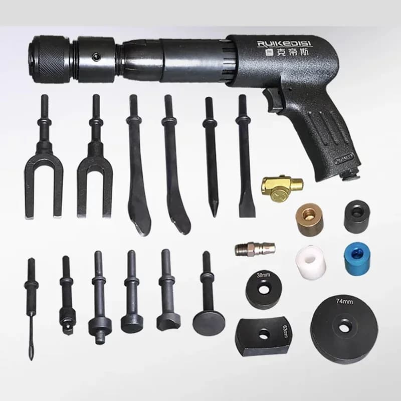 High-Quality Pneumatic Concrete Crusher Flat Tip Air Hammer Kit Car Repair Remover Ball Joint Breakaway Fork Aircraft Tool