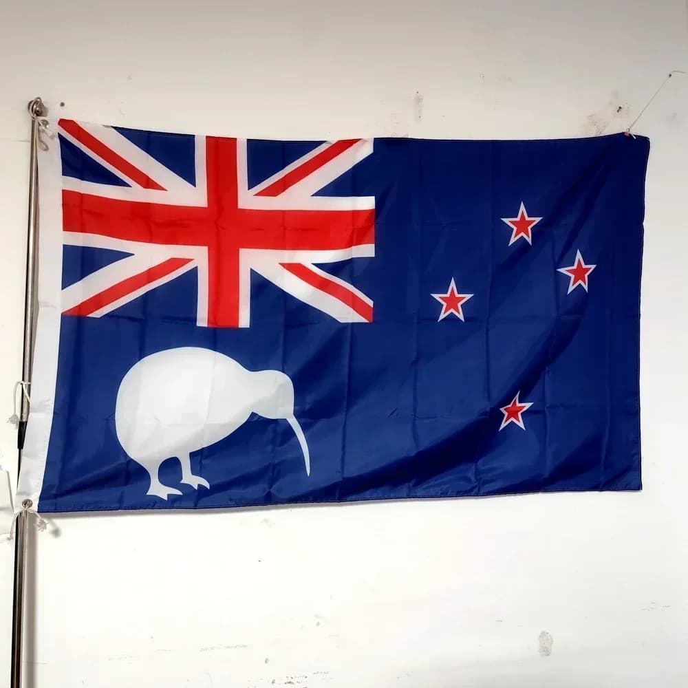 Kiwi Flag New Zealand Meme Banner 2x3ft 3x5ft Weather-Resistant Polyester Parties Wall Decor