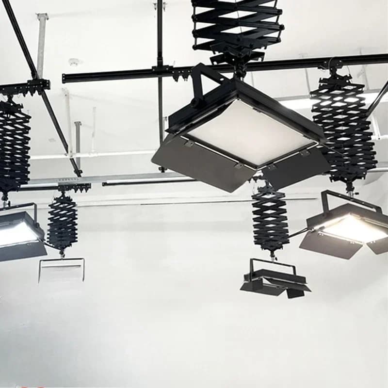 Hanger light holder hinge boom telescopic instrument