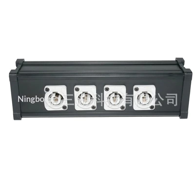 Stage 4-way 20A Model LL004 Power Distribution Box For LED Par Light And Beam Light