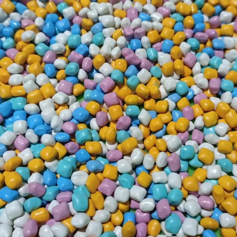 Playground imitation corn sand, imitation porcelain granular sand, colored sand pool granules