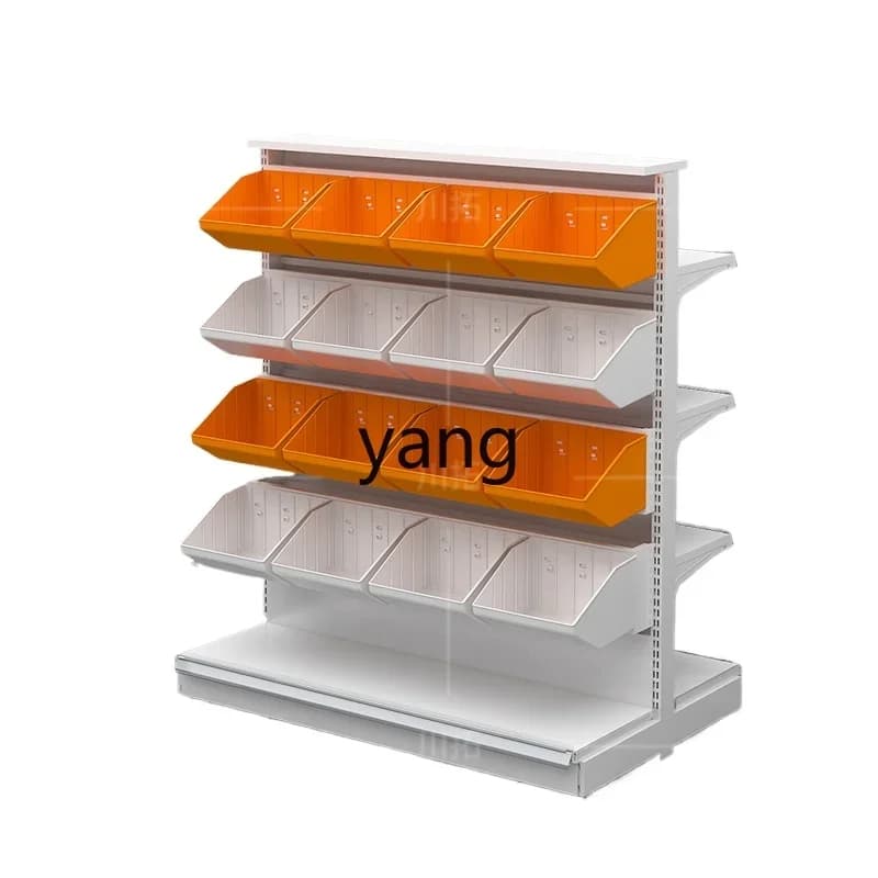 Lmm1 supermarket convenience store commissary loose food display rack multi-layer Nakajima shelf