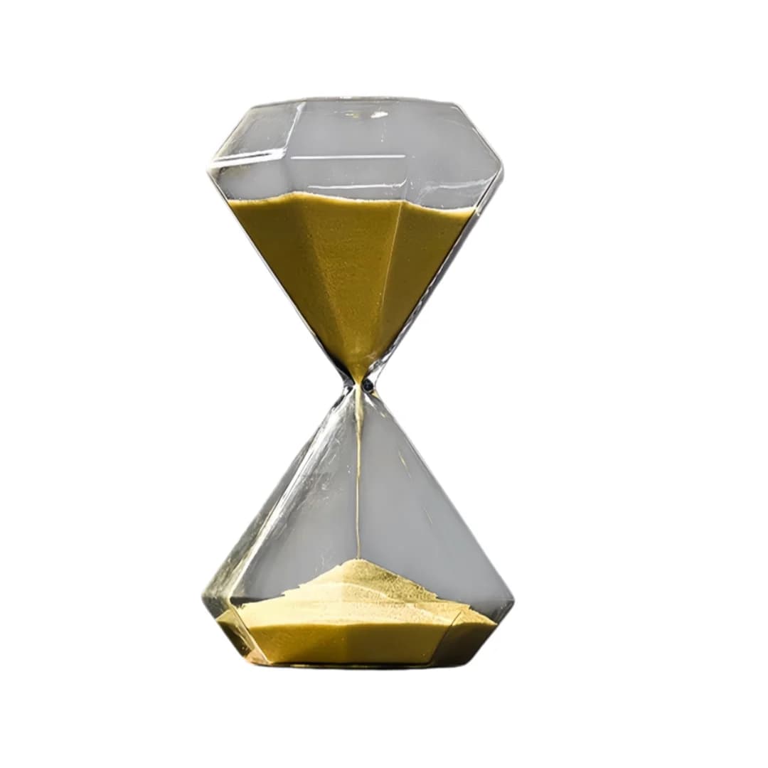 Hourglass 5 minutes timer diamond glass sand timer children gifts home desktop decoration children brushing teeth
