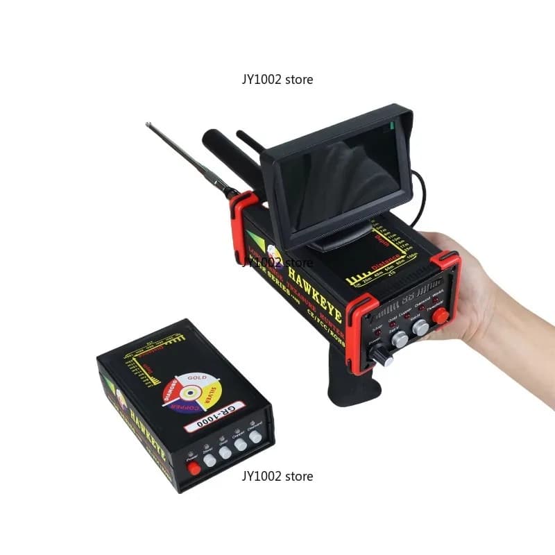 GR-1000 plus Remote Gold Metal Detector Underground Metal Detector with Remote Control for Treasure Hunting