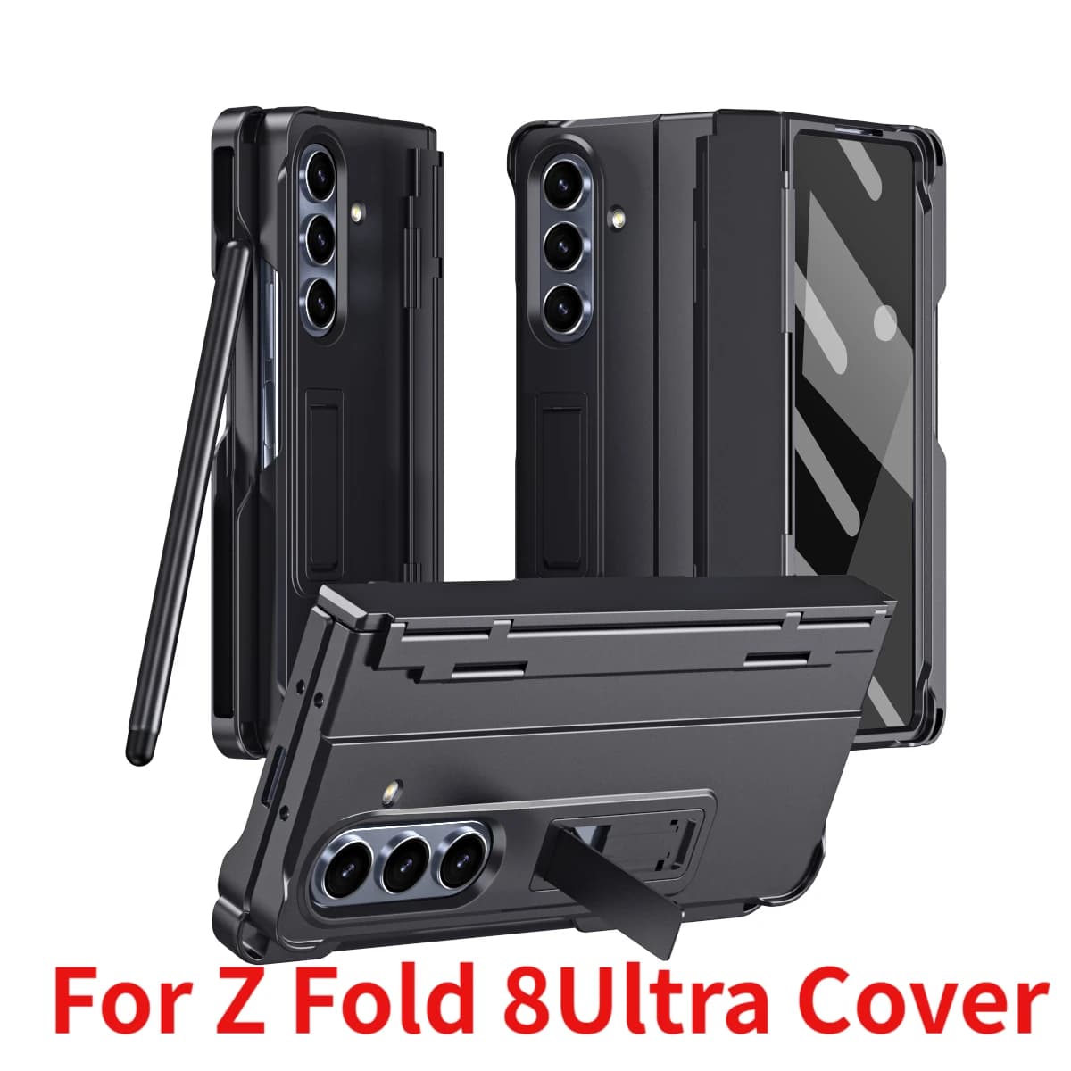 Phone Case With Pen Slot Stylus Hinge bracket Shell Membrane For Samsung Galaxy Z Fold 8ultra All-Inclusive For Z Fold 8Ultra Co