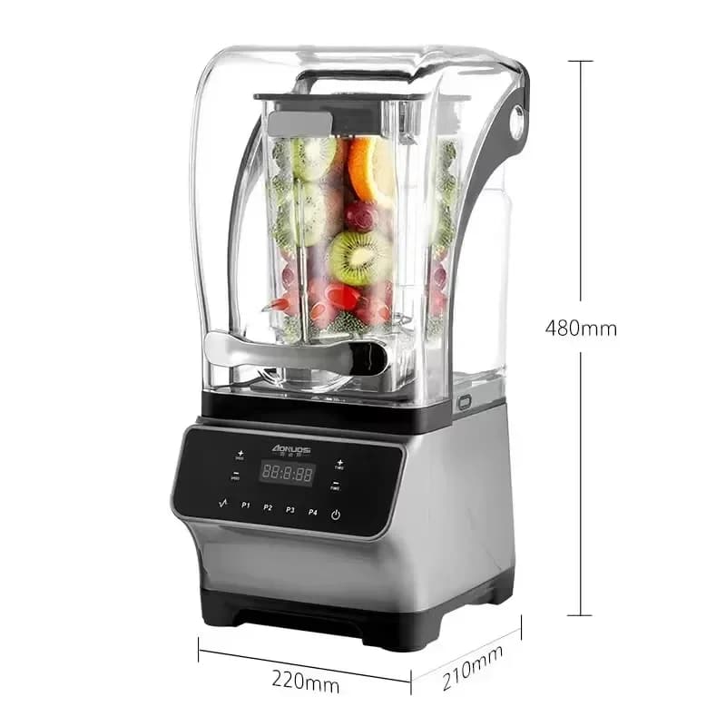 for Best High Quality Soundproof Mixer Heavy Duty Commercial Smoothie Crusher Milkshake Mixer