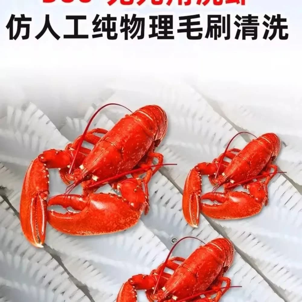 Best-s Fully Automatic Commercial Crayfish Snail Stall Seafood Self-service Physical Imitation Artificial Brush Cleaning Machine