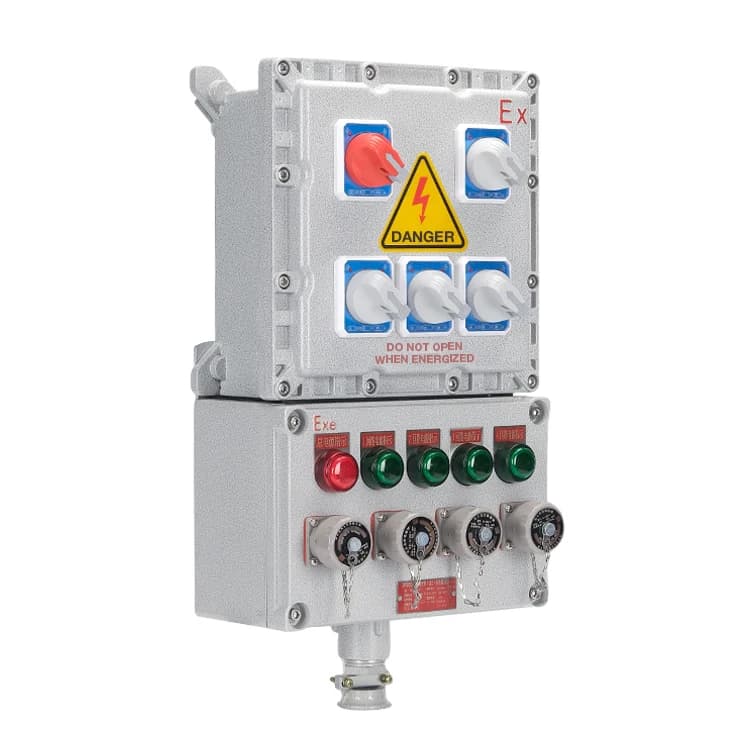 IP66 Waterproof Explosion-Proof Lighting Power Distribution Box AC 380V 250A