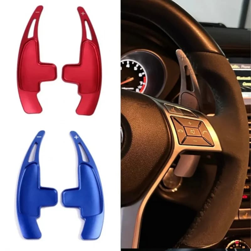 Shifter Paddle For Mercedes Benz AMG A45 C63 S63 CLA45 GLA45 CLS63 SL63 Car Steering Wheel Paddle Shift Extension Shifters DSG