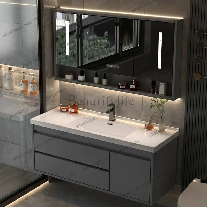 YJ Partitions Organizer Bathroom Cabinet Storage Toilet Luxury Modern Bathroom Cabinet Corner Display Gabinete Trendy Furniture