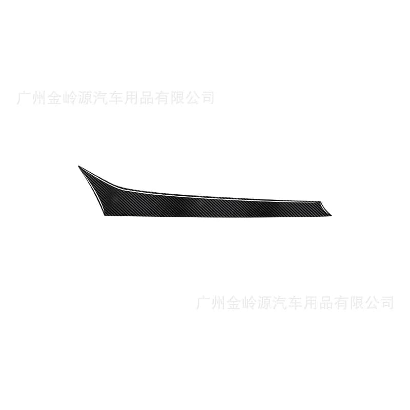 For 15-19 Alfa Romeo Giulia Carbon Fiber Passenger Trim Strip Panel Decorative Sticker