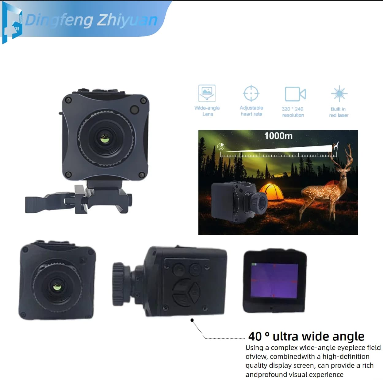 Nighthawk X2-Frigate 320 Outdoor Night Vision Device Infrared Thermal Imager for Security Protection Thermal Imaging for Jungle