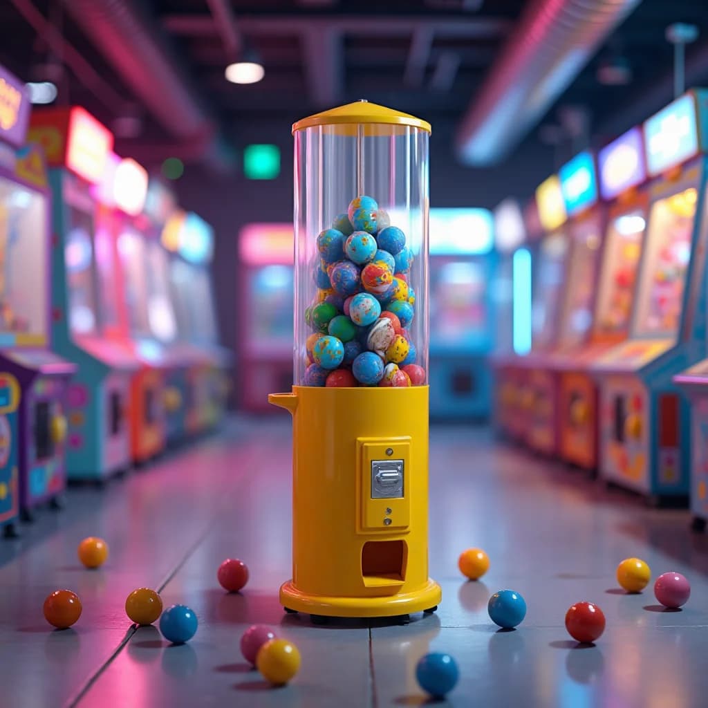 100Mm Large Ball Capsule Vending Machine Coin Token Operation Gum Toy Vending Machine Entertainment Free Standing