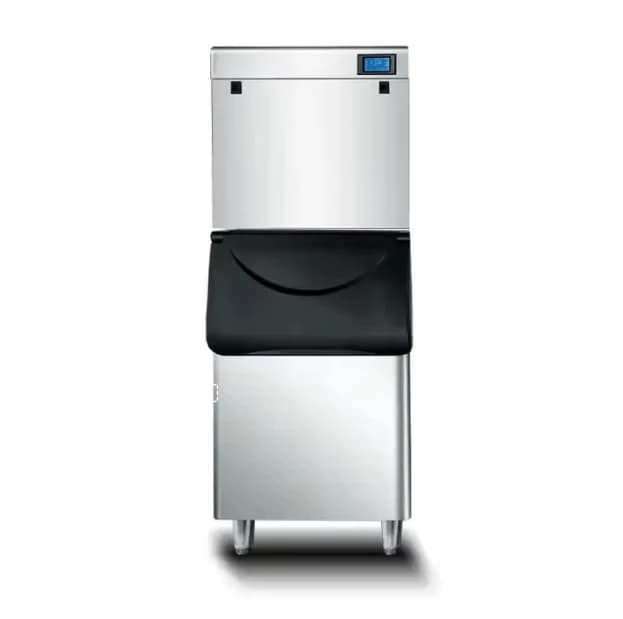 Large Capacity Commercial Ice Maker 1000 lbs 60 kg per day Stainless Steel Air Cooled Ice Maker Pump Motor Core Components