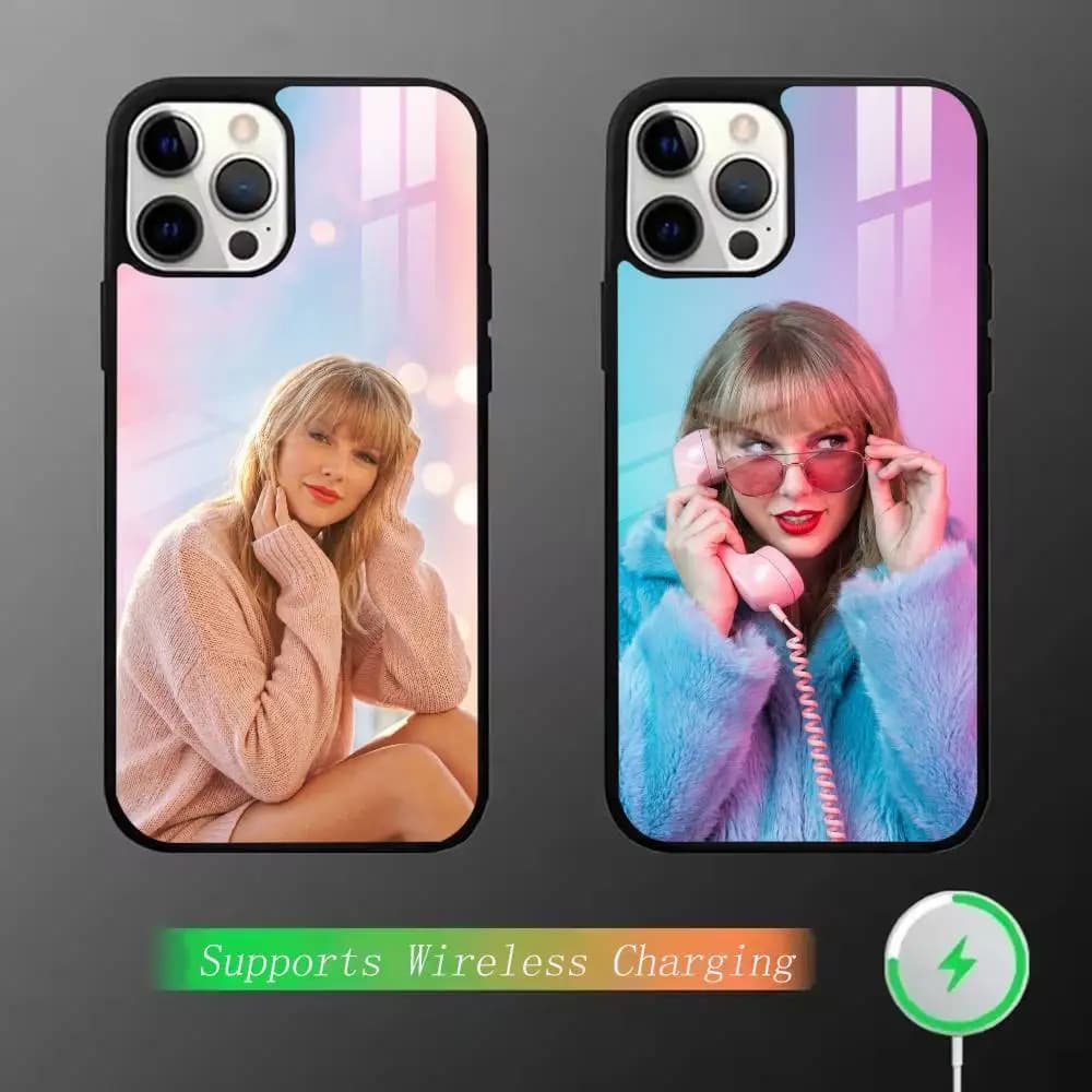 Album-Lover-folklore-Midnights Tay Phone Case For iPhone Magnetic 15,16,17,14,13,12,11 Plus,Pro with  Wireless Charging